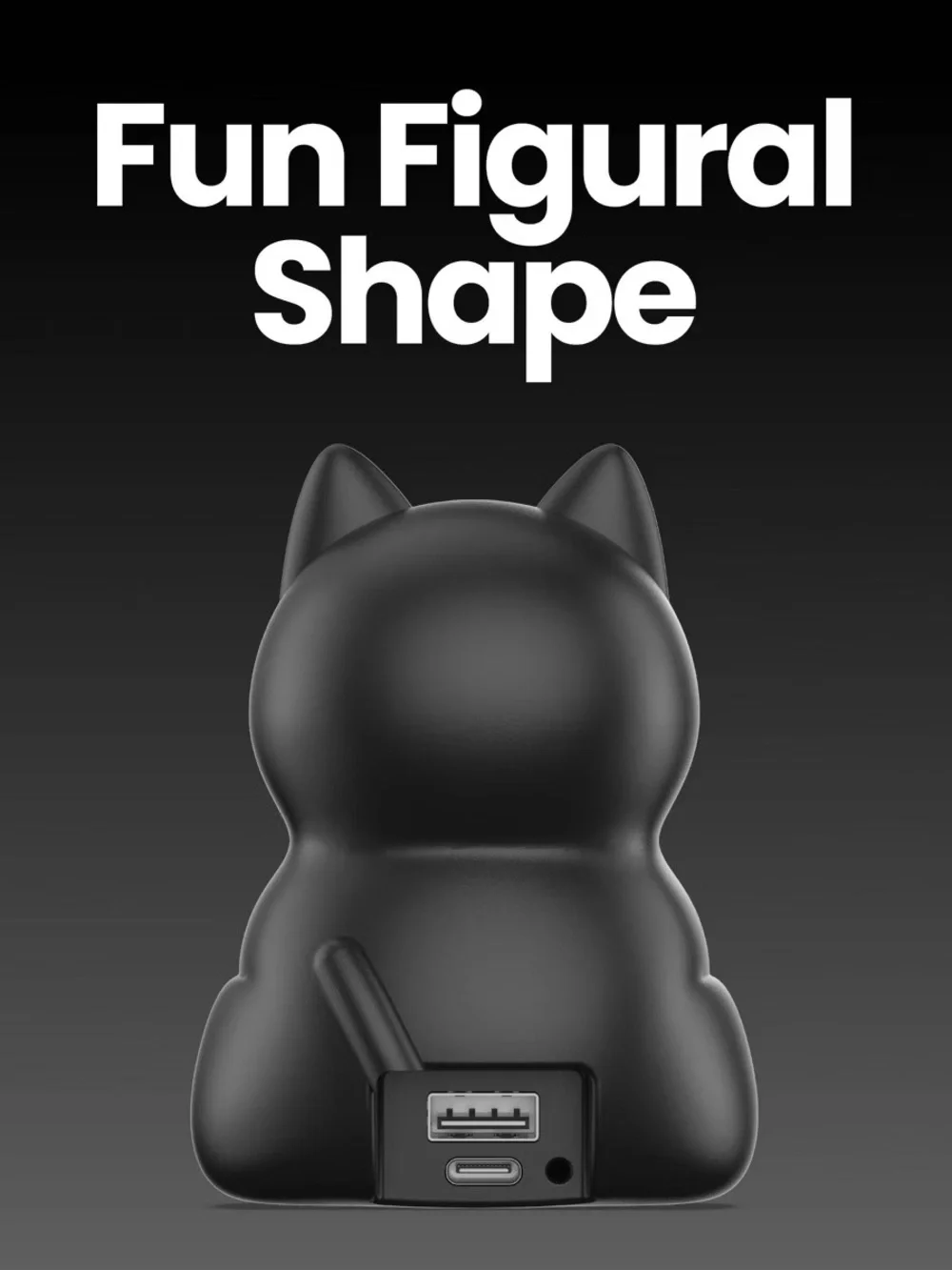Target viral gems black cat Halloween power bank  portable charger brand new